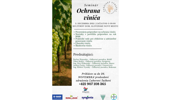 Seminár ochrany viniča